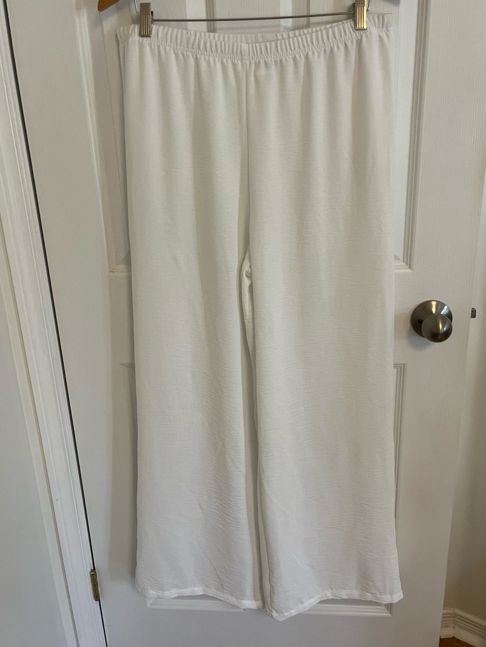 BNWOT COVER ME SHEER WHITE BEACH PANTS LARGE